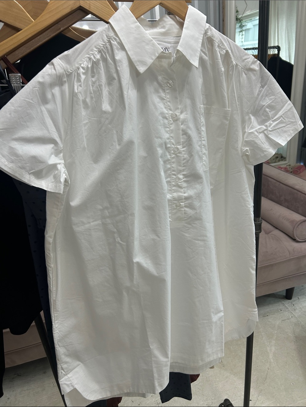 white tshirt dress large